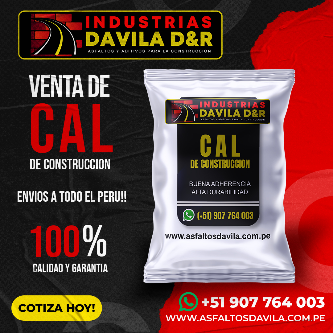 venta de cal construccion