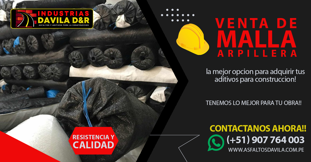 venta de malla arpillera en lima peru