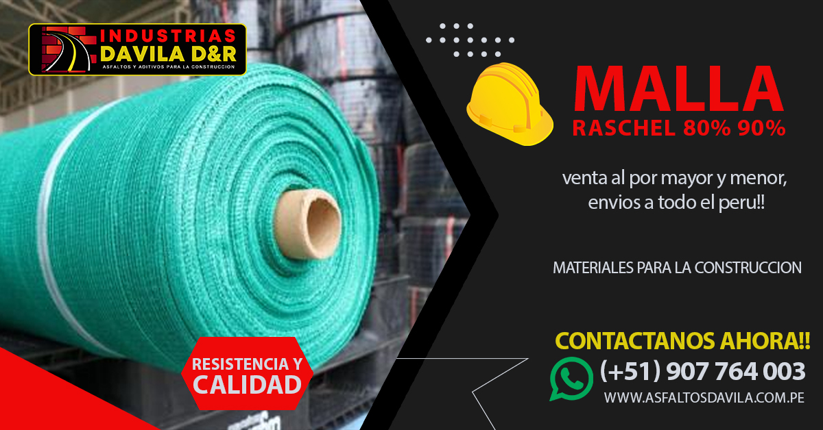 venta de malla raschel en lima peru